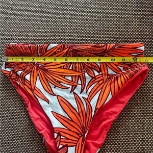 Maaji Vicky high waisted Leaf Bikini Bottom print -tropical kindness